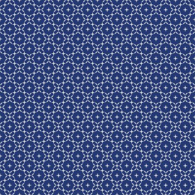 Japon Sashiko Kusursuz Vektör Örnekleri. Asya Nakış Motifleri. Soyut Tekrarlayan Geometrik Arkaplan