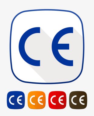 CE İşaretleme. Avrupa Uygunluk Sembolü. Sertifika Mark Avrupa Ekonomik Alanı (AÇA). Orantılı ve Geometrik Kurallar Vektör Sembolüne Göre CE Harfleri Oluşturuldu