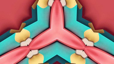 Geometrik tasarım, vektör kaleydoskop mozaiği, soyut mozaik arkaplan, renkli fütüristik arka plan, geometrik üçgen deseni. Mozaik doku. Lekeli cam etkisi. Soyut fraktal kaleydoskop. soyut renkli kaleydoskop arkaplanı