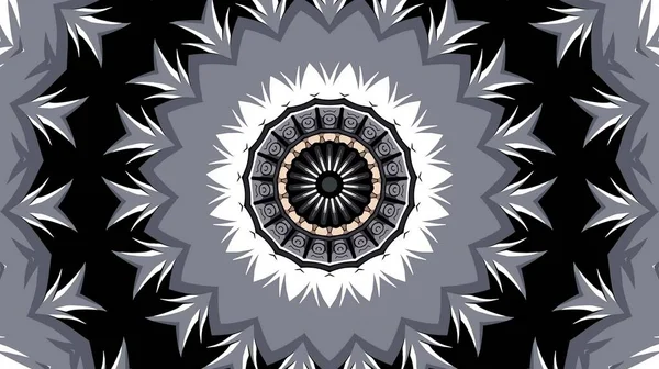 기하학적 스코프 모자이크 추상적 모자이크 미래적 기하학적 삼각형 모자이크 프랙탈 — 스톡 사진