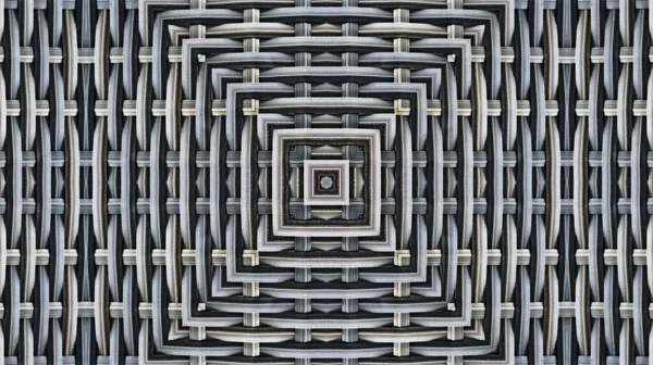 Geometrik Tasarım Vektör Kaleydoskop Mozaiği Soyut Mozaik Arkaplan Renkli Fütüristik — Stok fotoğraf