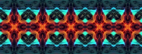 几何设计 矢量万花筒马赛克 抽象马赛克背景 五彩斑斓的未来背景 几何三角形图案 马赛克纹理 分形Kaleidoscop Set Abstract Background — 图库照片