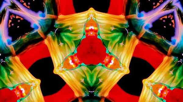 几何设计 矢量万花筒马赛克 抽象马赛克背景 五彩斑斓的未来背景 几何三角形图案 马赛克纹理 有玻璃的效果 分形Kaleidoscop Abstract Creative — 图库照片