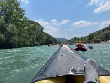 Danube dağlarında rafting Karpatlar 'da