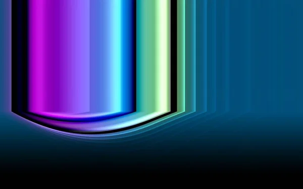 Streszczenie Futurystyczne Tło Efektem Świetlnym Ilustracja Wektora Renderowanie Abstrakcyjne Kolorowe — Zdjęcie stockowe