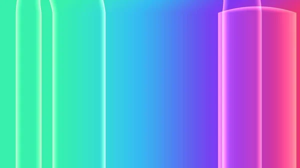 Rendering Abstrakter Bunter Hintergrund Helle Neonstrahlen Und Leuchtende Linien Rosa — Stockfoto