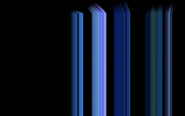 Abstract Luxury Glowing Lines Curved Overlapping Dark Blue Background Template — стоковое фото