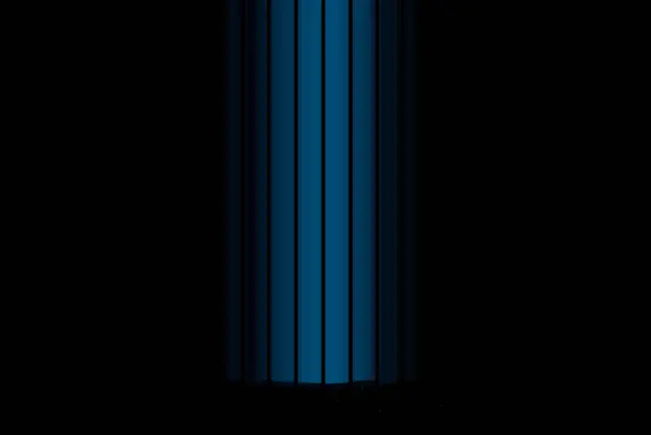Rote Horizontale Linsenraketen Werden Gepackt Laserstrahlen Horizontale Lichtstrahlen Schöne Leuchtfackeln — Stockfoto