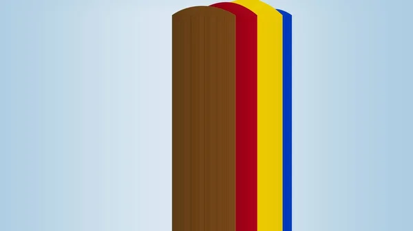 Listras Horizontais Gradiente Multicolorido Como Fundo Geométrico Pode Ser Usado — Fotografia de Stock