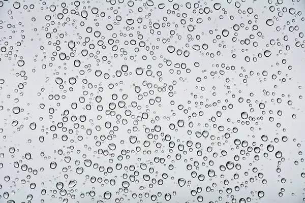 Esőcseppek Üvegablakra — Stock Fotó