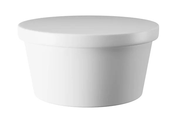 Render Yogurt Ice Cream Container Packaging Mockup — Stock Photo, Image