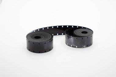 Eski 16mm film ruloları