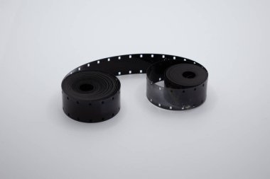 Eski 16mm film ruloları