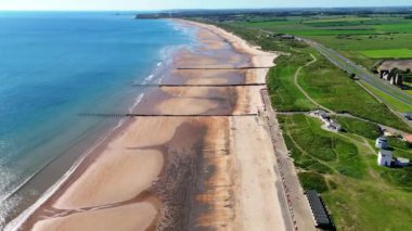 Kumsalın insansız hava aracı videosu.