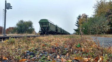 Eski terk edilmiş tren.