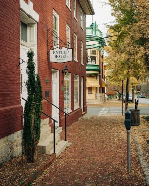 Entler Oteli ve sonbahar rengi, Shepherdstown, Batı Virginia