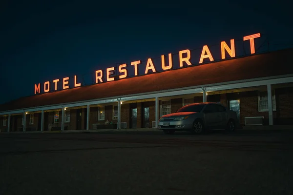 Beltway Motel Restaurant Halethorpe Maryland — Stockfoto