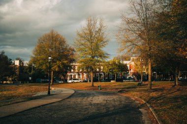 Libby Hill Park, Richmond, Virginia 'da sonbahar rengi