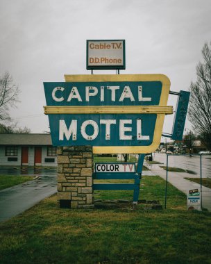 Capital Motel vintage sign, Columbus, Ohio