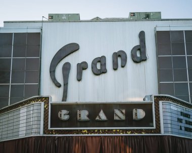 Vintage Grand Theater sign, New Albany, Indiana