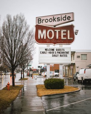 Brookside Motel vintage tabelası, Columbus, Ohio