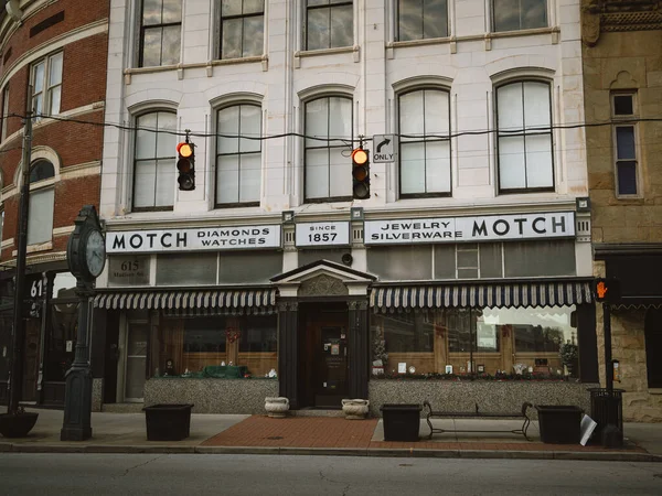 Motch Jewelers Vintage Sign Covington Kentucky — Stock fotografie