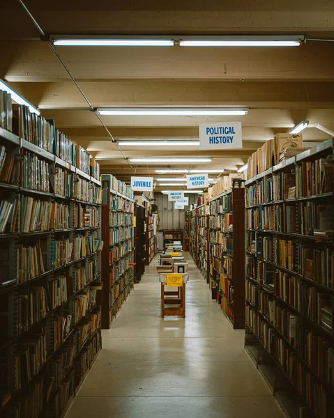 Interior Ohio Book Store Cinceati Ohio Cinceati Ohio — стоковое фото