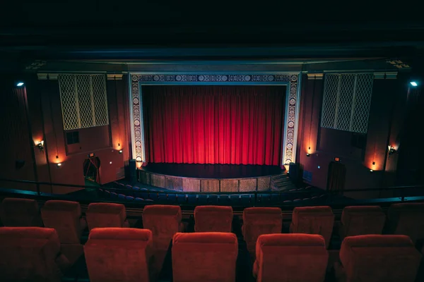 世界劇場の内部 カーニー ネブラスカ州 — ストック写真