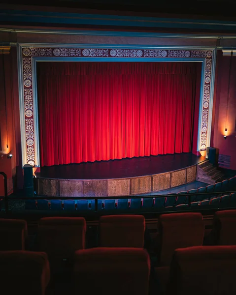 Interior Teatro Mundial Kearney Nebraska — Fotografia de Stock