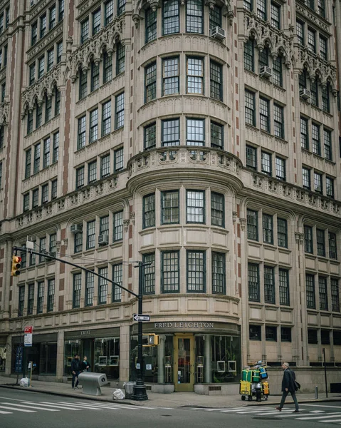 Midtown Manhattan New York Taki Fred Leighton Binası — Stok fotoğraf