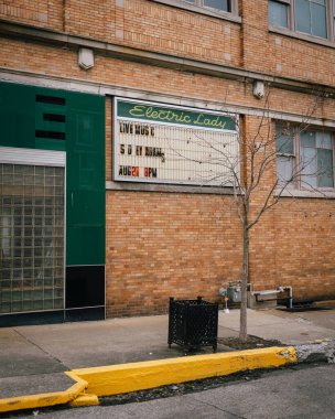 Elektrikli Kadın Vintage tabelası, Madison, Indiana