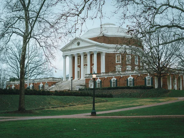 Rotunda University Virginia Charlotte Tesville Virginia — стокове фото