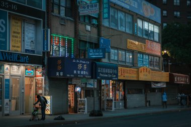 Flushing, Queens, New York 'ta sokak sahnesi