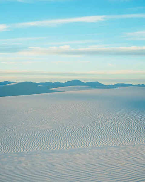 Dunas Areia Parque Nacional White Sands Novo México — Fotografia de Stock