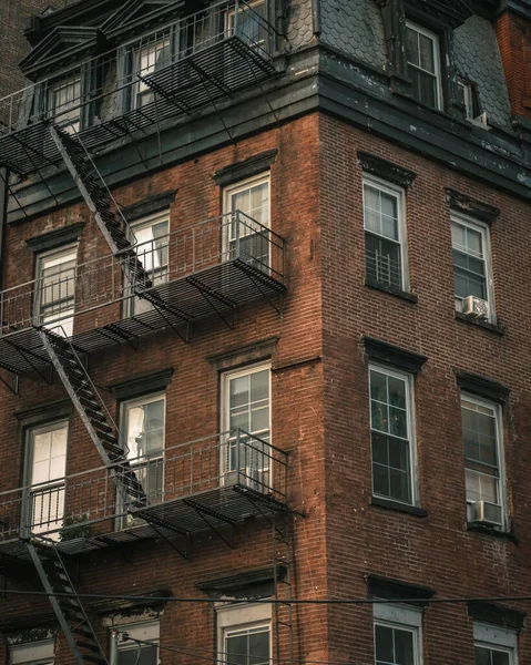 Historic Brick Building Flatiron District Manhattan New York — Stock Photo, Image