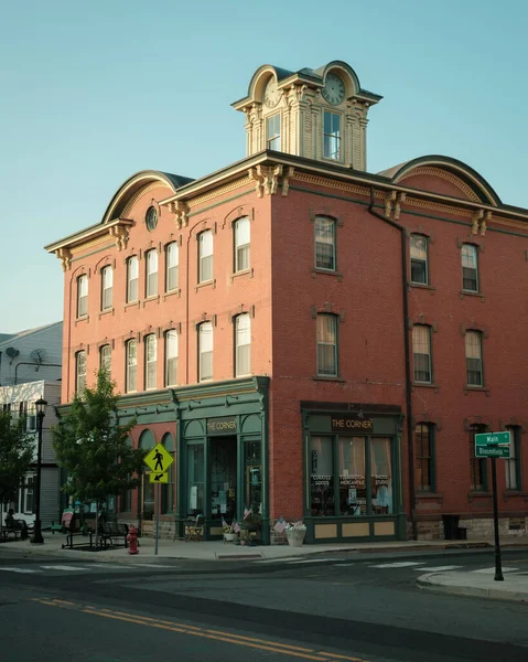 Corner Main Street Flemington New Jersey — Stockfoto