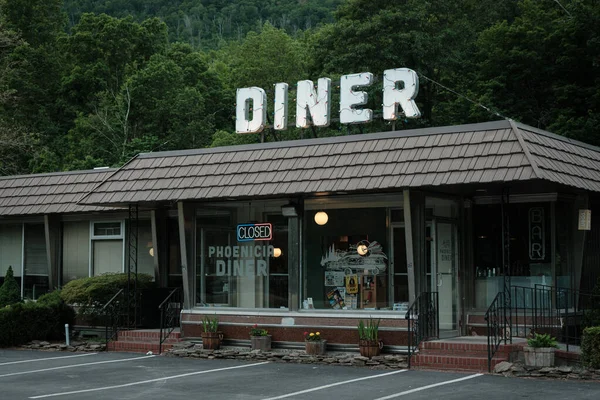 Phoenicia Diner Vintage Sign Phoenicia New York — Stock Photo, Image