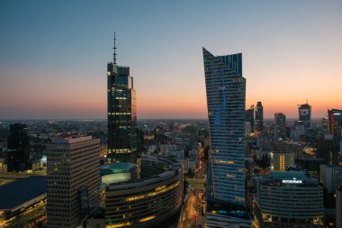 Polonya, Varşova 'daki Kültür ve Bilim Sarayı' ndan görüntü