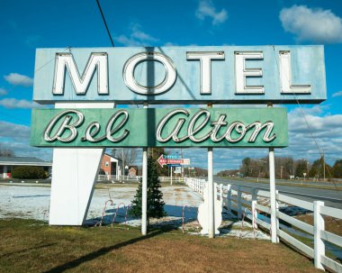 Bel Alton Motel vintage tabelası Bel Alton, Maryland
