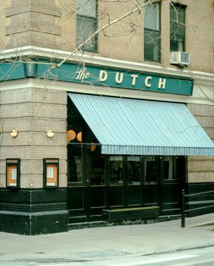 Soho, Manhattan, New York 'taki Hollanda vintage tabelası.