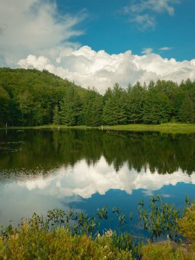 Adirondack Dağlarında Alma Gölü, New York