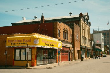 Hazleton Food Süpermarket vintage tabelası, Hazleton, Pennsylvania