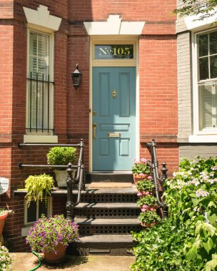 Capitol Hill 'deki tuğla ev, Washington, DC