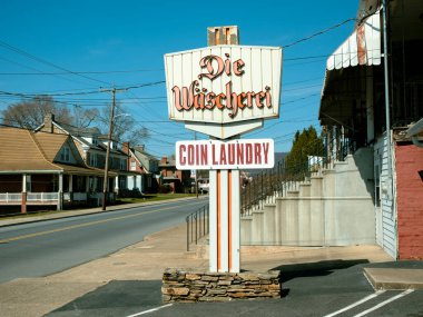 Die Wascherei Vintage tabelası, Hamburg, Pennsylvania