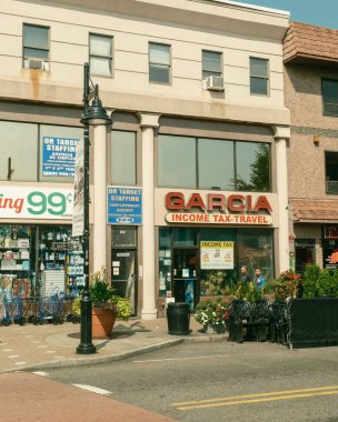 Ferry Street in Ironbound, Newark, New Jersey clipart