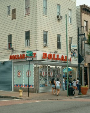 Dollar City store in Ironbound, Newark, New Jersey clipart