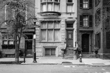 Rittenhouse Meydanı yakınlarında mimarlık, Philadelphia, Pennsylvania