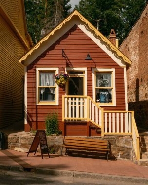 Central City, Colorado 'daki Eureka Caddesi Patlamış Mısırı