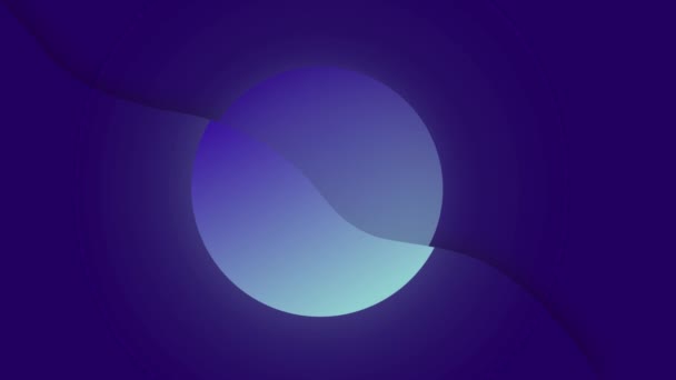 Μπλε Αφηρημένο Φόντο Στοιχείο Σχήματος Γεωμετρικό Φόντο Νυχτερινή Ταπετσαρία — Αρχείο Βίντεο