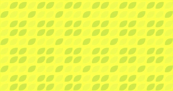 Yellow Pattern Αφηρημένο Φόντο Κουκκίδες Γραφικό Φόντο — Αρχείο Βίντεο